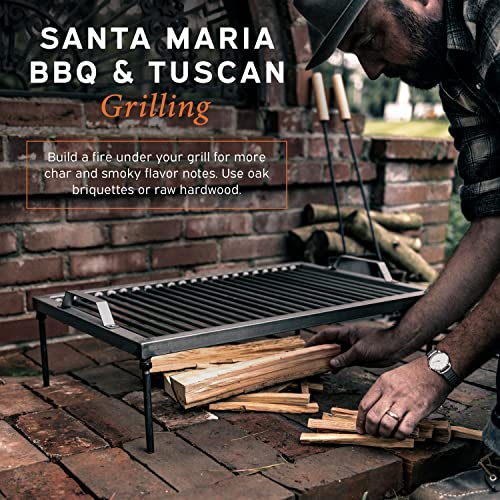 Hickory Summit argentine grill - argentinian gaucho grill - santa maria grill - argentinian parrilla set with all tools included - BBQ Parrilla Asado