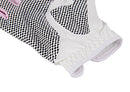 Fashion Golf Gloves, Women's Ladies Girls All Weather Leather Golf Gloves with Non-Slip Grip, Soft, Breathable, Wear-Resistant, A Pair/2 Pack for Left & Right Hand Golf Rain Gloves, womens, Pink-White, 19 (Middle Finger Length 2.95")