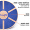 Yes4All Wooden Wobble Balance Board – Exercise Balance Stability Trainer 15.75 inch Diameter - Blue - ²L6CJZ