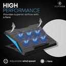 Zeptron Height Adjustable Laptop Cooling Stand / Cooling Pad / Cooler with Six Fans Compatible for Acer, HP, MacBook, Lenovo, Dell, Chromebook / 11.6 Inch, 13.3 Inches,15.6” All Laptops & Notebooks