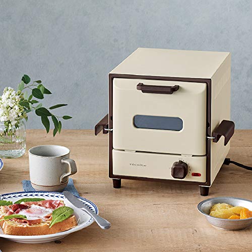 recolte Toaster Ovens Slide Rack Oven Delicat RSR-1(W) (White)【Japan Domestic genuine products】