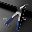 10" Tin Snips-KAIHAOWIN Aviation Metal Snip Iron Cutting Scissors Heavy Duty Industrial Shears for Cutting Hardware Cloth/Metal Sheet/Carpet/Cardboard