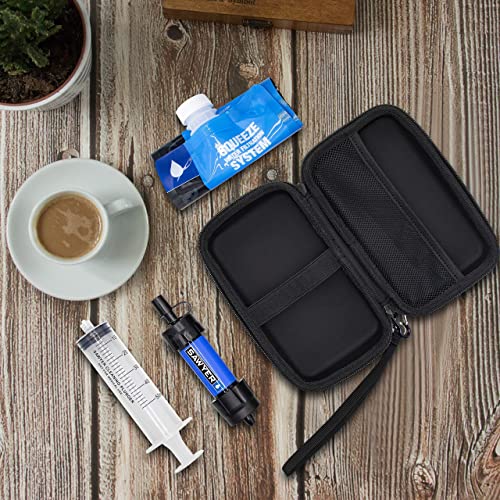 ProCase Sawyer Water Filter Travel Carrying Case, Hard Shockproof EVA Storage Case for Sawyer Mini Water Filtration System(Case Only) -Black