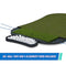 Fiberbuilt Golf 5'x4' Hourglass Pro Studio Mat Kit - Single-Sided Hitting Mat with Premium Fiberbuilt Grass Turf - Launch Monitor Tested - Indoor/Outdoor, Green