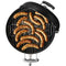 Weber Bar-B-Kettle Charcoal Barbecue, 57cm | BBQ Grill with Lid Cover, Tripod Stand & Wheels | Freestanding Outdoor Oven & Cooker with Porcelain-Enamelled Bowl - Black (1331004)