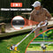 ALLONE Cordless Whipper Snipper with 4.0Ah Battery and Fast Charger, 4 Types Blades, Electric Grass Trimmer Lightweight Lawn Edger Battery Powered Brush Cutter with Power Display