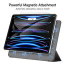 JETech Magnetic Case for iPad Pro 11 Inch All Models, and iPad Air 5/4 (10.9-inch 2022/2020), Support Pencil 2nd Gen Charging, Magnetic Attachment, Cover with Auto Wake/Sleep (Black)