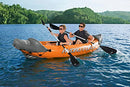 Bestway | Hydro-Force Rapid X2 Kayak| Inflatable Boat Set with Hand Pump, Paddles, Seats, Fins and Storage Bag | Two Seater