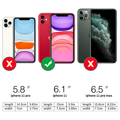 FYY Case for iPhone 11, [Kickstand Feature] Luxury PU Leather Wallet Case Flip Folio Cover with [Card Slots] and [Note Pockets] for Apple iPhone 11 Black
