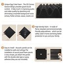 AUSLET- 24 Pack Egg Crate Acoustic Panels，30 X 30 X 3 cm High Density Sound Proofing Panels，Sound Proof Panels,Sound Proof Foam Panels for Wall