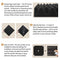 AUSLET- 24 Pack Egg Crate Acoustic Panels，30 X 30 X 3 cm High Density Sound Proofing Panels，Sound Proof Panels,Sound Proof Foam Panels for Wall
