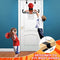 Basketball Hoop Indoor with Scoreboard, Cheer Sound Effect, 3 Balls, 2 Play Modes, Over The Door Mini Basketball Hoop for Kids Adults, Gift Package