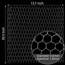 SATINIOR 2 Sheets Chicken Wire Net for Craft Work, Galvanized Hexagonal Wire Mesh (13.7 x 79 Inches)