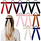 10PCS Bow Hair Tie Velvet Hair Ribbon Elastics Hair Scrunchies Long Ponytail Holder Hair Bow Bands Rope Accessories for Women Girls