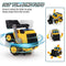 REMOKING Kids Robot Toys,2.4GHz Remote Control Car Robotic with Dance/Stunt/Lights/Sounds,Construction Bulldozer for Learning,STEM Educational Coding Robot Toys Gift for 6 7 8 Year Old Boys Girls Kids