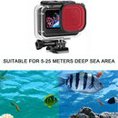 FitStill Waterproof Housing for Go Pro Hero 12 Black/Hero 11 Black/Hero 10 Black/Hero 9 Black,Protective 60M/196FT Underwater Dive Case Shell with 3 Pack Filters Accessories