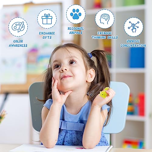 Nuseya 42 PCS Squishy Fidget Toys for Kids Sensory Stress Ball Bulk Pack Squeeze Balls with Water Beads for Kids Party Favor Giveaways Idea with Delicate Box Individually Packaged No duplicates