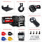 X-Bull 12V 3000LBS/1360kg Electric ATV Winch 2 Remote Wireles Control Steel Cable Boat ATV Kit…
