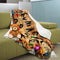 ZHIEND Warm and Cozy Movie Themed Blanket,Stranger Letter Things Blanket,Christmas Lights Alphabet Throws,Soft Plush Microfiber Kids Blanket for Boys Girls All Seasons Birthday Gifts（Alphabet）