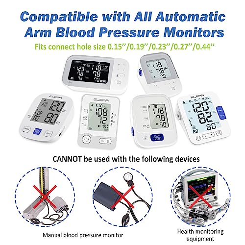 Extra Large Blood Pressure Cuff, ELERA Replacement Extra Large Cuff Applicable for 9”-20.5” Inches (22-52CM) Big Arm, Cuff Only BP Machine Not Included