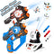 HISTOYE Infrared Laser Tag Gun Set with Projector,2 Player Laser/Lazer Tag Set for Kids Adults Indoor Outdoor Games Family Fun Toys,Kids Laser Tag Gun Toys for Boys Teens Age 6 7 8 9 10 11 12+ Gifts
