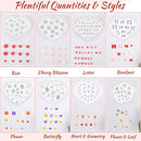Zeyune Polymer Clay Earring Molds Flower Polymer Clay Molds Clay Cutters for Polymer Clay Jewelry Rose Mold Letter Daisy Leaf Heart Butterfly for Polymer Clay Earrings Jewelry Making
