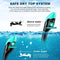 Zeeporte Dive Full Face Snorkel Mask, Snorkeling Gear for Adults Kids with Latest Dry Top Breathing System and Detachable Camera Mount, Foldable Mask with 180 Degree Panoramic View, Anti Leak&Fog