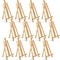 Geyoga 12 Pack 20" Large Tabletop Easel for Painting Bulk Tabletop Display Stand A Frame Artist Wooden Table Easel Photo Picture Sign Canvas Holder for Kid Adult Student Craft Painting Party School