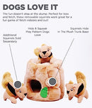Outward Hound Hide A Squirrel Plush Dog Toy Puzzle, Large
