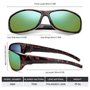 Polarized Sports Sunglasses for Men Women Sun Glasses Shades for Fishing Driving Cycling Running