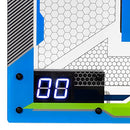 NERF LED Over The Door Mini Basketball Hoop - Pro Hoop Light Up Indoor Kids Basketball Hoop - Electronic Slam Dunk Mini Hoop Set with Mini Basketball - Door + Bedroom Indoor Hoop for Kids