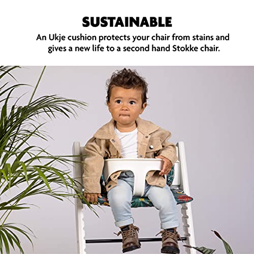 Ukje | Cushion for Stokke Tripp Trapp | Many Colors & Patterns | Handmade in Europe | Compatible with Tripp Trapp High Chair, Stokke High Chair for Stokke Tripp Trapp Cushion and Tripp Trapp Cushion