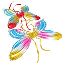 Abaodam 2pcs Symphony Angel Wings butterfly balloon fairy party decorations inflatable angel wings inflatable butterfly wings dancing party props aluminum foil girl supplies to fly