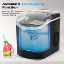 ADVWIN Self-Cleaning Ice Maker, 2.2L Countertop Ice Maker Machine Suitable for Home Bar - Black