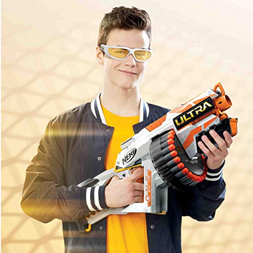 Hasbro NERF - Ultra One Motorized Blaster - 25 Nerf Ultra Darts - The Ultimate in Nerf Dart Blasting - Compatible Only with Nerf Ultra One Darts - Ultra 1 - Games and Toys for Kids - Boys and Girls Ages 8+