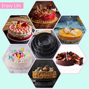 Springform Pans, Springform Pan Set, 4"/7"/9" Nonstick Cake Pans Sets for Baking, Cheescake Pans Set of 7