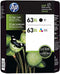 HP 63/63XL Black/Tri-Colour Genuine Ink Cartridges (2-Pack Genuine HP 63XL Black + Tri-Colour)