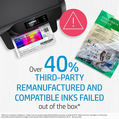 HP 915XL Genuine Original Magenta Ink Printer Cartridge works with HP OfficeJet 8010, HP OfficeJet Pro 8020, HP OfficeJet Pro 8030 All-in-One Printer series - (3YM20AA)