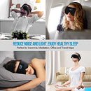 MUSICOZY Sleep Headphones Bluetooth Wireless Sleeping Eye Mask, Office Travel Unisex Gifts Men Women Who Have Everything Top Christmas Cool Tech Gadgets Unique Mom Dad Her Him Adults Teen Boys Girls