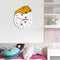 KOLYMAX 3D Cute Wall Clock Non-Ticking Silent Kids Room Decorative Clock with Unique Lovely Cartoon Shape - Puppy Dog 12inch (Gold)