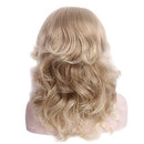 STfantasy 1920s Wig for Women Mid Long Wave Blonde Hair Natural Wig Women Daily Costume Cosplay Party