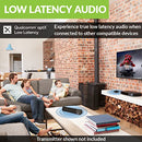 Avantree aptX Low Latency Portable Bluetooth 5.0 Speaker, Clear Dialogue, Enhanced Bass, 3D Surround Sound, 10W Wireless Mini Soundbar for Laptop, MacBook, TV, Cellphone, PC Computer - Torpedo Plus