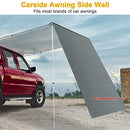 Yescom 4.6x6.6 Ft RV Awning Side Wall for Car Side Awning Rooftop Tent UV50+ SUV Truck Outdoor(Fit Yescom Carside Awning)