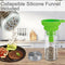 Rotating Spice Rack Organizer - Seasoning Organizer for Cabinet, Kitchen Countertop Revolving Spice Racks with Reusable Labels,Silicone Funnel and Mark Pen (20 Jars)