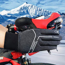 Souke Sports Cycling Bike Gloves Padded Warm Full Finger Bicycle Gloves Shock-Absorbing Anti-Slip MTB Road Biking for Men/Women