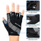 Souke Sports Cycling Bike Gloves Padded Half Finger Bicycle Gloves Shock-Absorbing Anti-Slip Breathable MTB Road Biking Gloves for Men/Women