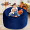 Bean Bag Chair 3' Memory Foam Bean Bag Chairs with Microfiber Cover for Adults (Blue)