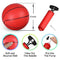 Mini Red Basketball Hoop Set for Kids Adults, Over The Door Hoop Set with 3 Mini Replacement Rubber Basketballs for Home Office Dorm Door & Wall, ABS Backboard Metal Rim Goal Sport Party Favors