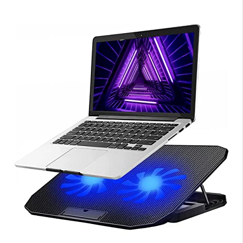Zeptron Height Adjustable Laptop Cooling Pad / Cooling Stand / Cooler with Two Fans Compatible for HP, Dell, MacBook, Lenovo, Acer / 10 Inches, 13”,14 Inch,15.6 Inches All Laptops & Notebooks