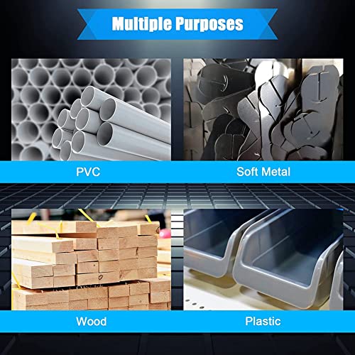 Zicojia PVC Pipe Inside Cutter Internal Plastic Pipe with 1/4Inch Hex 32Mm,35Mm,44Mm Saw Blades Plumbing Inside Cutter